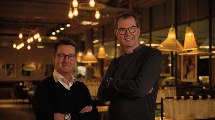 Micael Averborg, affärsenhetschef kommersiellt på Vectura & Dan Jacobson, VD på Urban Deli