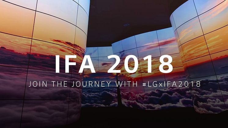 Nordic press kit: LG Electronics at IFA 2018