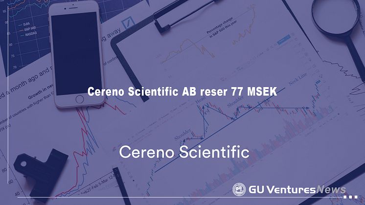 Cereno Scientific AB reser 77 MSEK