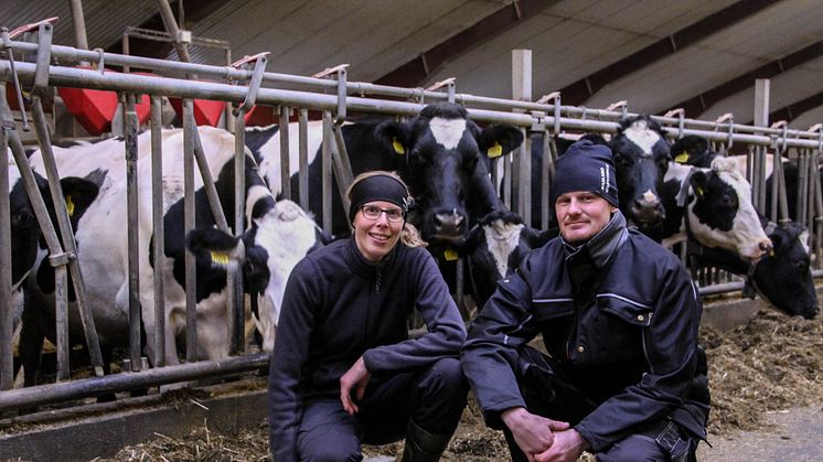 För Maria och Niklas Persson, ekobönder vid Karlsro Lantbruk AB, är hållbarhet framtiden. 