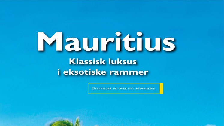 Rejsekatalog - Mauritius