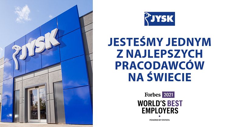 JYSK wśród najlepszych pracodawców rankingu Forbes