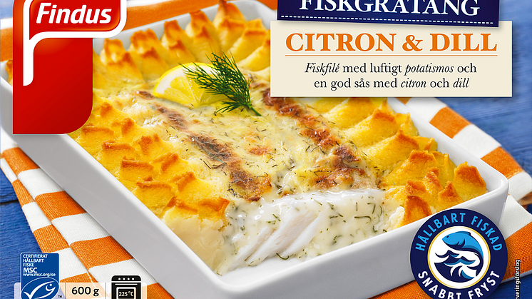 Återkallad Findus Fiskgratäng Citron & Dill