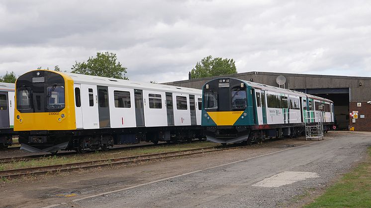 New Marston Vale livery unveiled at Vivarail's Long Marston depot