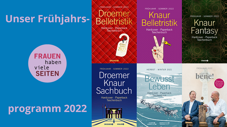 Verlagsgruppe Droemer Knaur - unser Frühjahrsprogramm 2022
