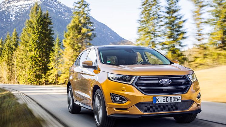 Täysin uusi Ford Edge tarjoaa luokkansa parasta tilaa ja ajodynamiikkaa, huipputason mukavuutta ja hienostuneisuutta