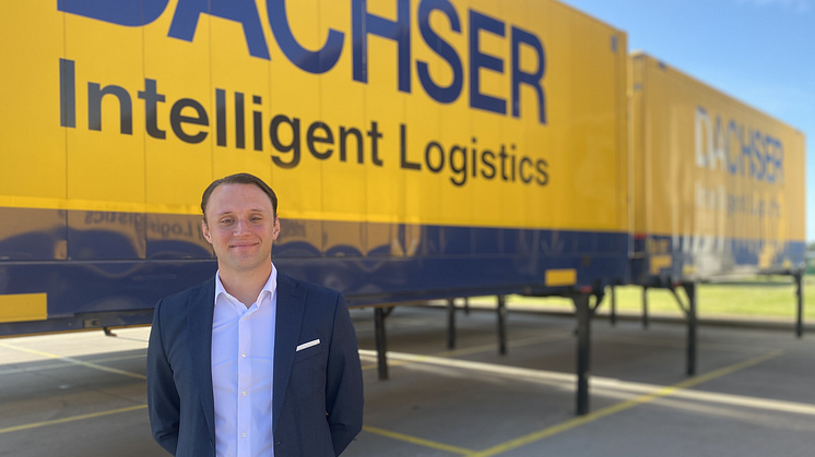 Andreas Pedersen, Freight Forwarding Assistant i afdelingen for chartertransporter hos Dachser Denmark i Hvidovre.