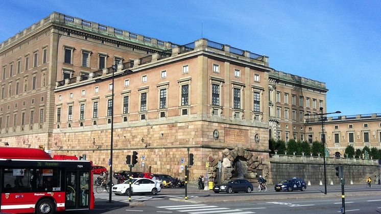 M3 Bygg AB restaurerar fasaderna på Stockholms Slott
