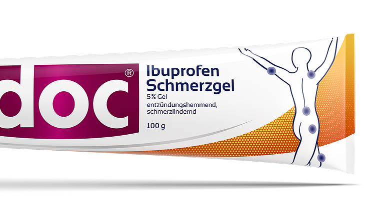 Packungsabbildung doc Ibuprofen Schmerzgel Tube 100 g