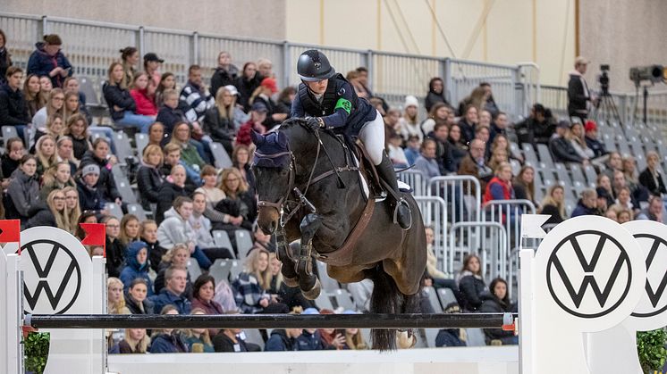 Ebba Danielsson under kvaltävlingarna 2021, foto Roland Thunholm