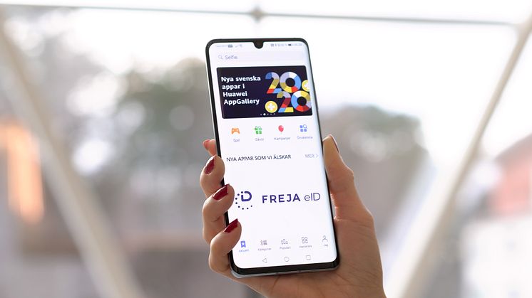 Säkerhet i fokus när Huawei AppGallery utökas med Freja eID