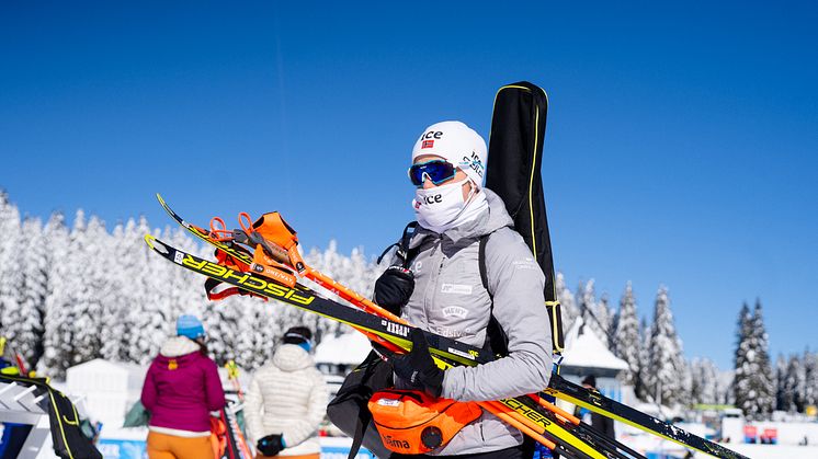 REISER VIDERE: Johannes Dale er blant dem som skal videre til Nove Mesto i Tsjekkia for to nye verdenscuprunder. Foto: Christian Haukeli