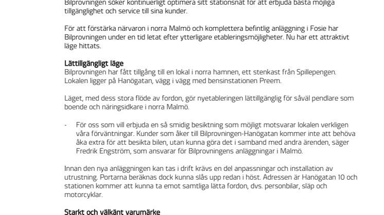 Pressinfo_Bilprovningen_nyetablering_Malmö_Hanögatan.pdf