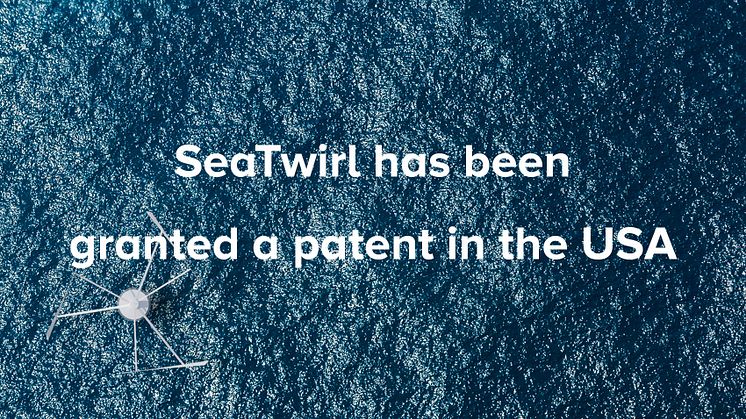 SeaTwirl utökar patentportföljen