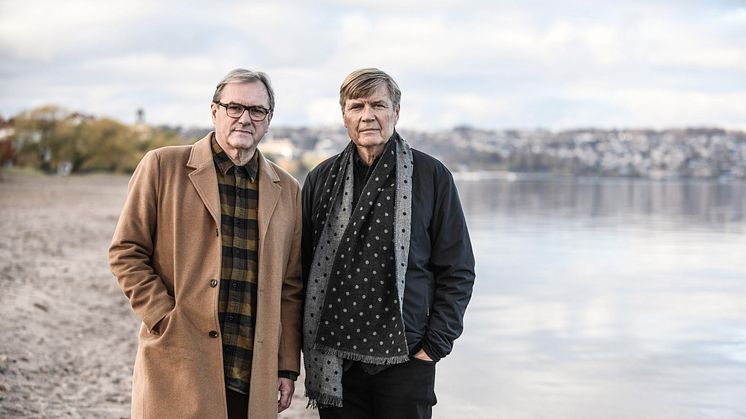 Peter Sandwall och Lars Mörlid gör sin 39:e julturné 2019. Foto: Andreas Joakimson