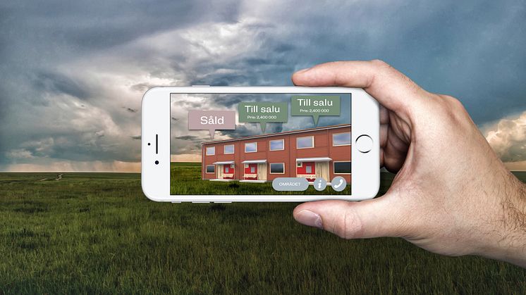 Aroseken i Västerås erbjuder nu sina kunder att uppleva nyproducerade hus på plats, långt innan de har börjat byggas med hjälp av en Augmented Reality-app som byBrick Interface skapat.