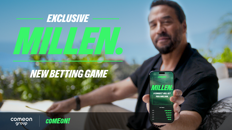 ComeOn Group launches betting game "MILLEN" in collaboration with Splash Tech 
