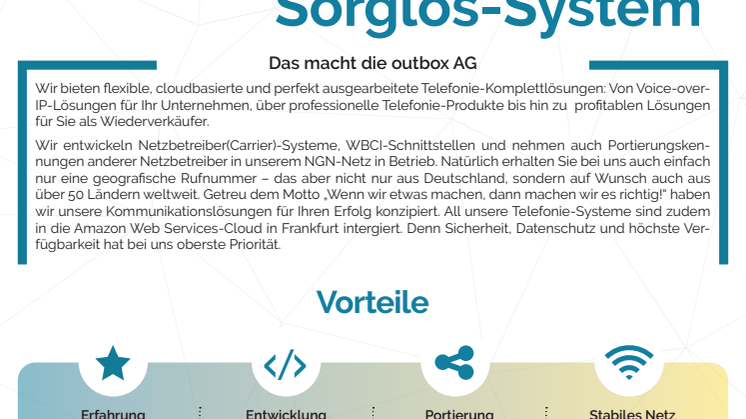 outbox AG - Firmenpräsentation