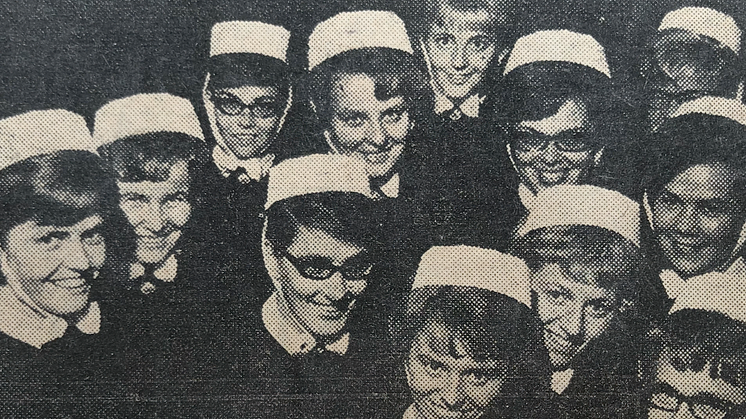 Betaniasystrar utbildade på Betaniastiftelsens sjuksköterskeskola. Foto: Arkiv