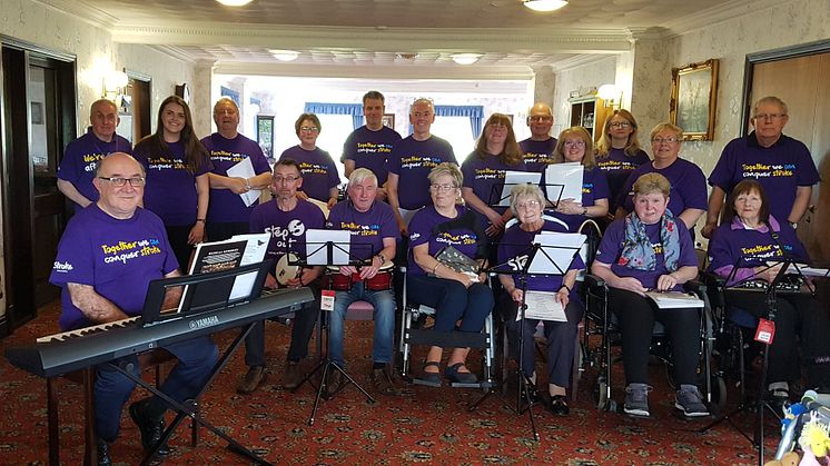 ​Local stroke choir Makes May Purple in Lancashire