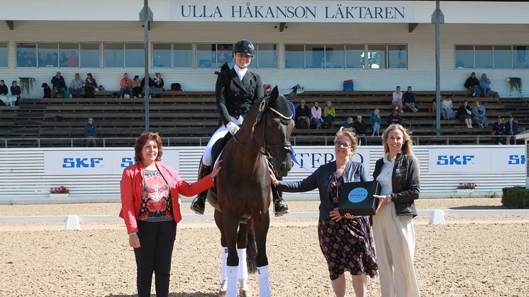 Linnea Cöster och Liberace for U ( Dante Weltino OLD-Underworld xx), foto Falsterbo Horse Show