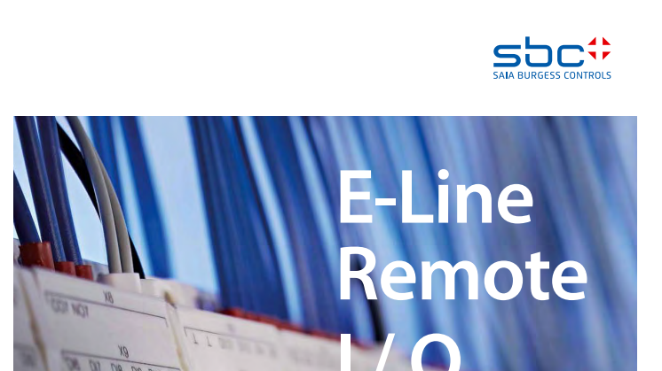 SAIA E-line remote I / O