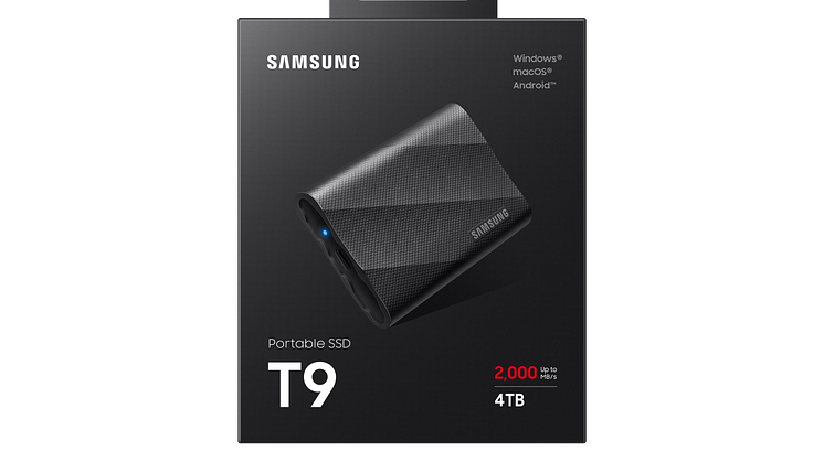 Samsungin uusi SSD-levy T9 tarjoaa ensiluokkaisen suorituskyvyn ja luotettavuuden ammattikäyttöön