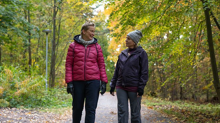 Säännöllinen liikunta auttaa voimaan paremmin. Kuva Anna Kara