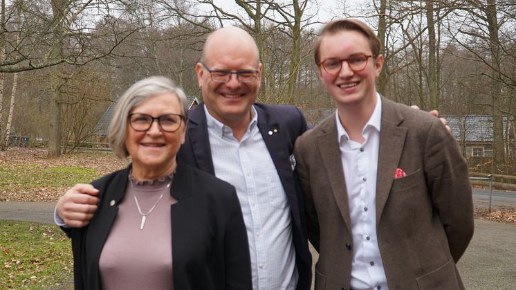 Britt-Marie Jobacker, Leif Sandberg och Jonny Cato Hansson.