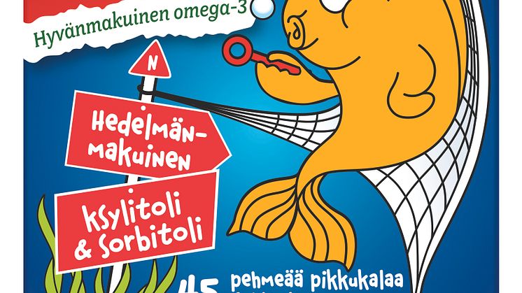 Möller Omega-3 Pikkukalat Hedelmänmakuinen