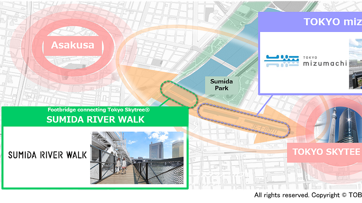 TOKYOmizumachi-SUMIDA RIVER WALK MAP
