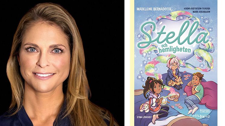 Prinsessan Madeleine medverkar på Bokmässan med sin bok Stella och hemligheten. Foto: Charles Lidbom.   Illustratör: Stina Lövkvist.