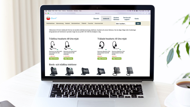 ​Uno Telefoni satsar på webbshop med hårdvara