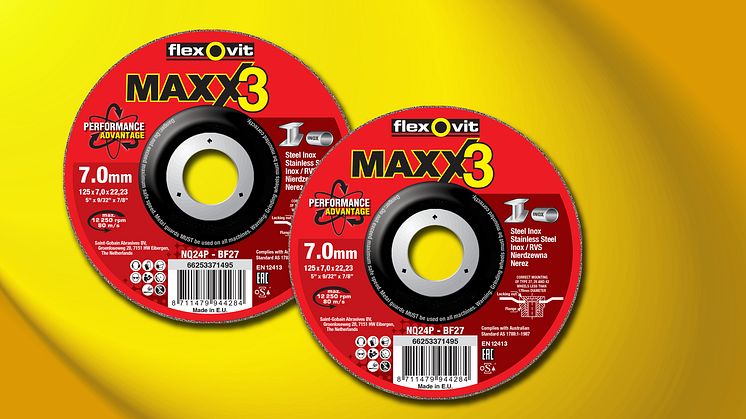 Flexovit MaXX 3 skrubskiver - Produkt 1