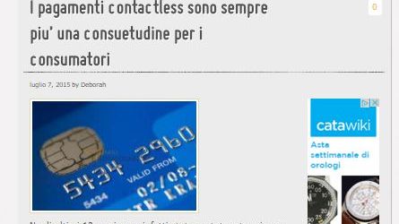 I pagamenti contactless sono sempre più una consuetudine tra i consumatori