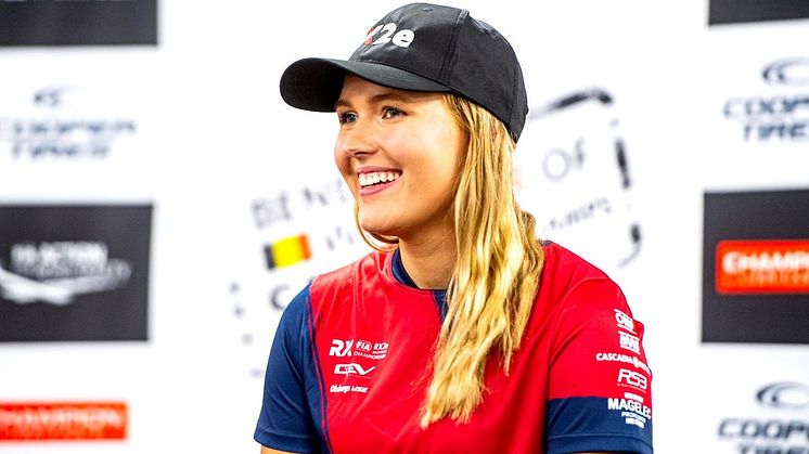 Klara Andersson klar för finaltävlingen av Rallycross-VM