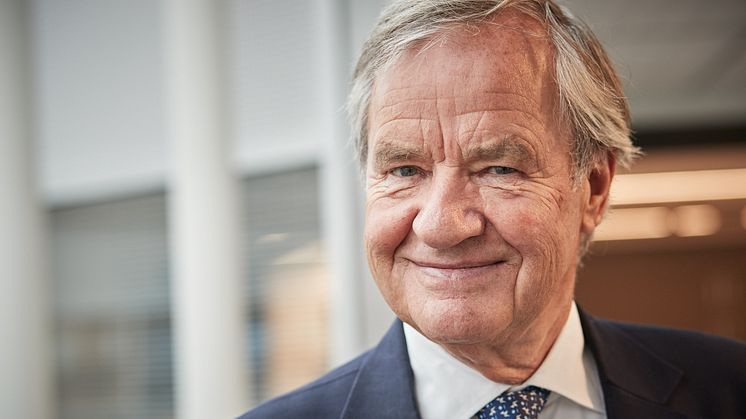 Bjørn Kjos takker av som konsernsjef i Norwegian. Foto: Kristoffer Sandven 