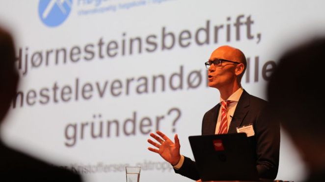 Rektor Steinar Kristoffersen kan glede seg over gode søkertall til Høgskolen i Molde.