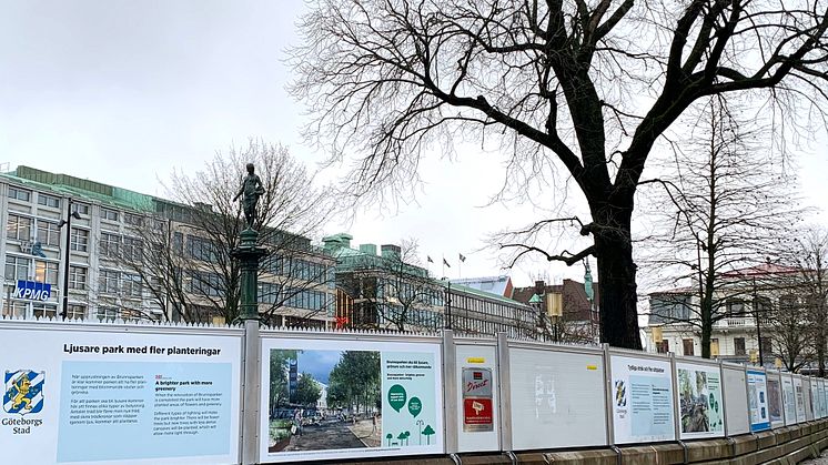 I augusti startade upprustningen av Brunnsparken och den 17 februari, en månad tidigare än planerat, är upprustningen klar och parken öppnas. Foto: Park- och naturförvaltningen