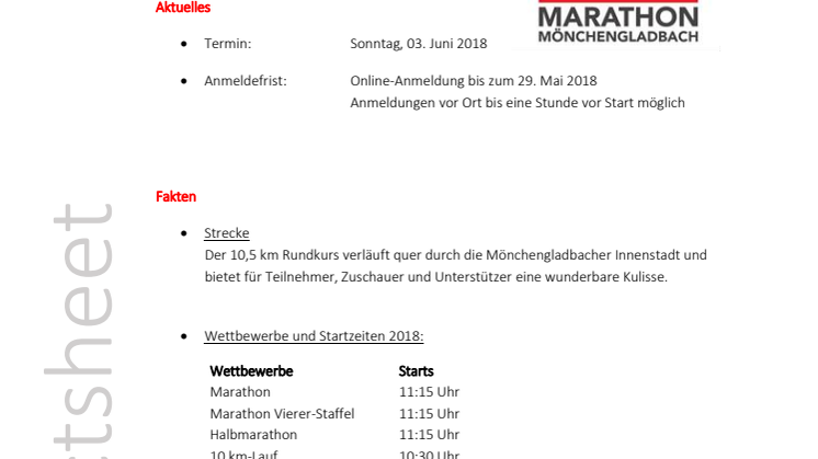 Factsheet 2 Santander Marathon 2018