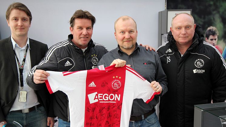 AFC Ajax Amsterdam kiitti Polar Electroa hyvästä yhteistyöstä