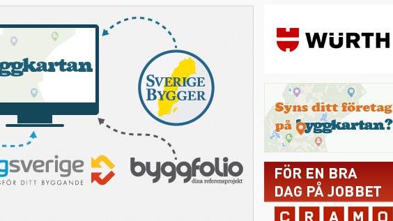 Bannerpaketet HELA BYGGSVERIGE inkluderar nu även Byggkartan.se