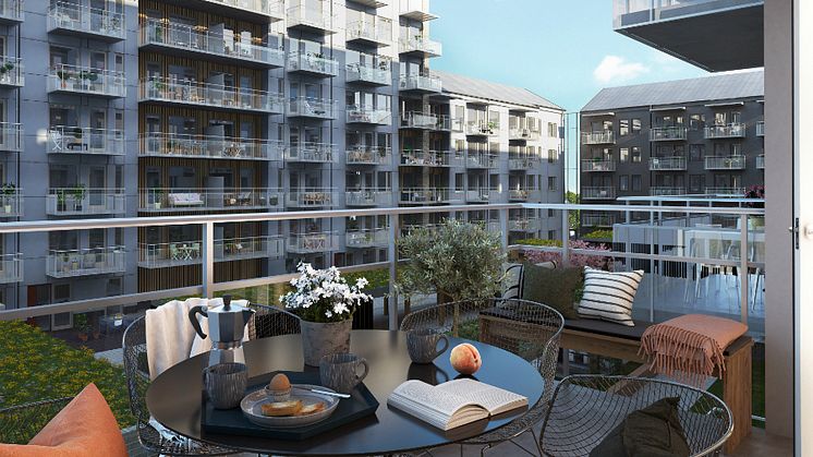 Riksbyggen förbereder för 180 nya lägenheter i Mölndal innerstad