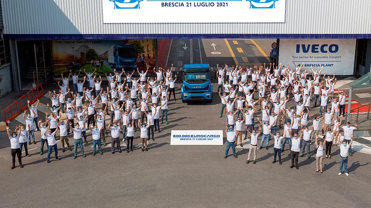 IVECO celebrates the 600,000th Eurocargo built at its iconic Brescia plant