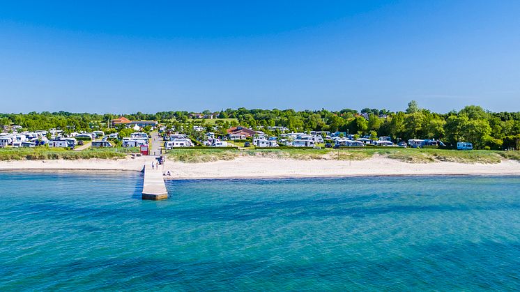 Das Insel Camp am Südstrand gehört zu den fünf ausgezeichneten Campingplätzen auf Fehmarn © Insel Camp Fehmarn