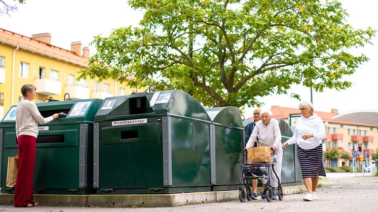 Nya regler för insamling av förpackningsavfall gäller från 1 januari 2024. Foto: Avfall Sverige