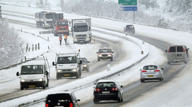 Vinterdæk i kraftig fremmarch - Antallet af personbiler og vinterdæk øget
