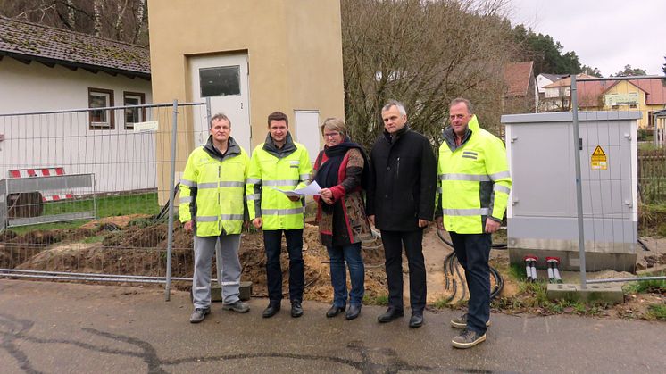 Baumaßnahme des Bayernwerks in Dietfurt vorgestellt