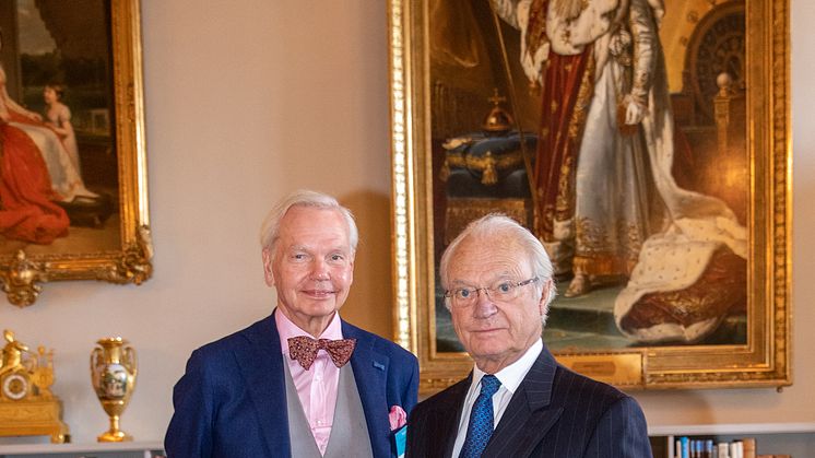 Carl Jan Granqvist och H. M Konungen