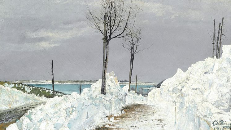 L. A. Ring: Winter landscape (1915)
